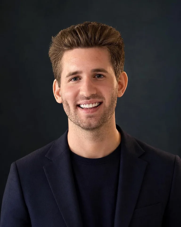 Josh Liljenquist in a navy blazer
